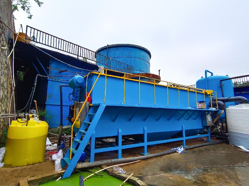 溶氣氣浮機在加工減震廢水處理中的應用
